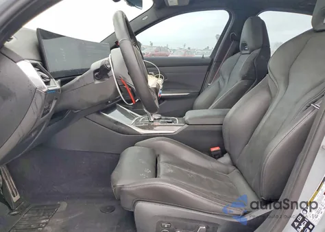 2024 BMW M3 Competition из США, поврежденный, VIN WBS43AY09RFT43380